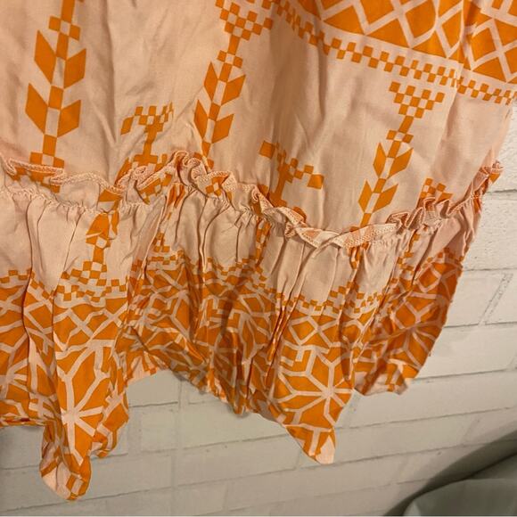 BTFBM Floral Dress Summer Sleeveless Halter Neck Ruffle No Belt Boho Medium - Picture 14 of 16